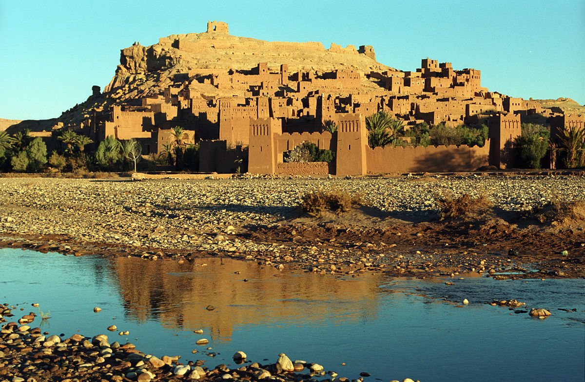 Traditional kasbah architecture in Ouarzazate region